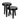 DETJER Stool Charles Black