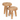 DETJER Stool Charles  Teak